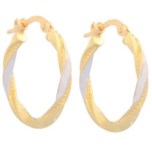 گوشواره طلا 18 عیار زنانه طلای مستجابی مدل حلقه ای کد 8003